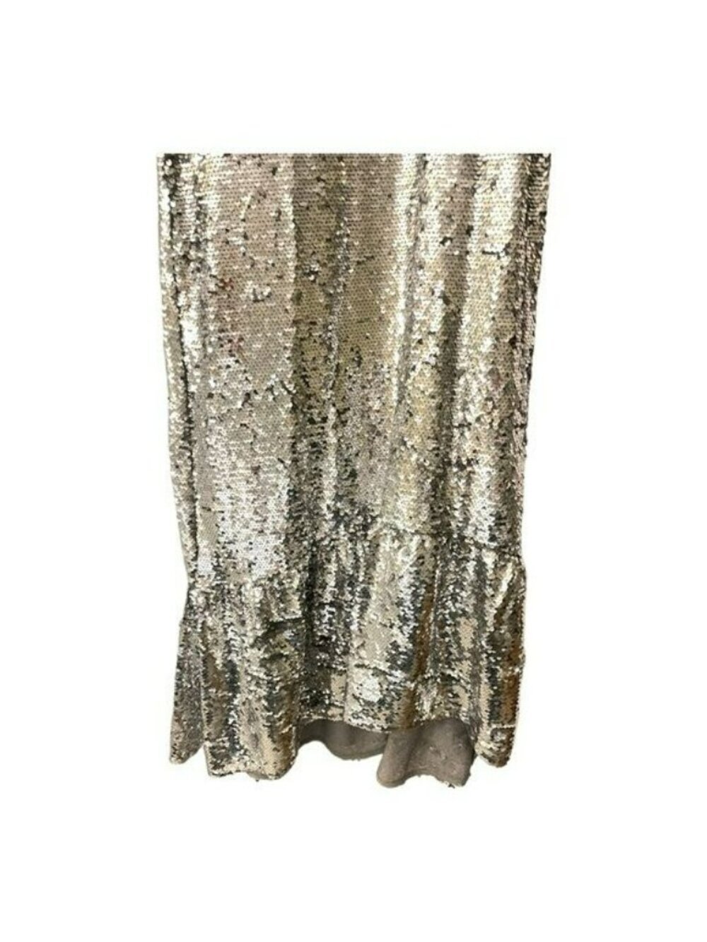 Anthropologie Maeve Small Sequins One Shoulder Maxi Evening Formal Dress NWT - Picture 8 of 11